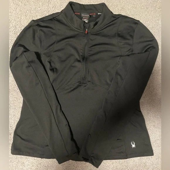 Black Spyder Women’s Activewear Top - Picture 1 of 3